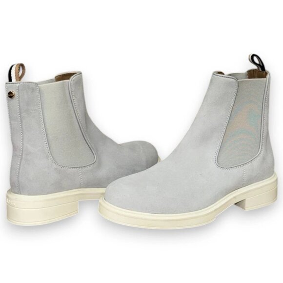 BOSS Vanity ChBootie SD Women's Gray Suede Chelsea Boots US 7 (EU 37) MSRP $199 - Picture 4 of 4